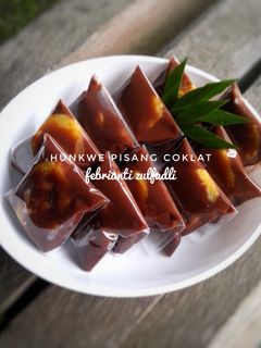 Foto resep Hunkwe pisang coklat