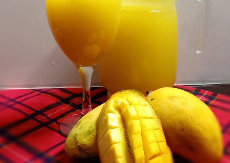 Step-by-Step Guide to Prepare Quick Mango squash