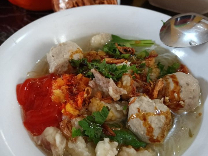 Resep Bakso daging sapi iga yang Enak