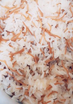 صورة لوصفة رز مفلفل بالشعيريه