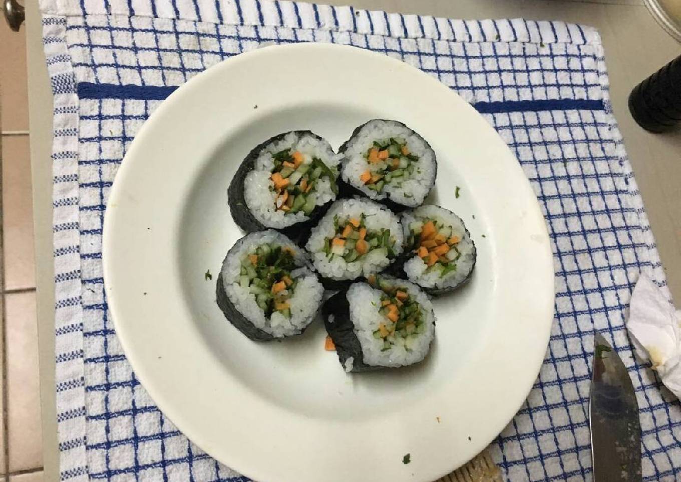 Sushi vegetable roll
