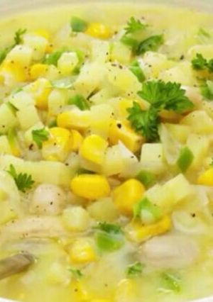 Una foto de Sopa de elote