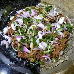 A picture of Dum ka qeema.