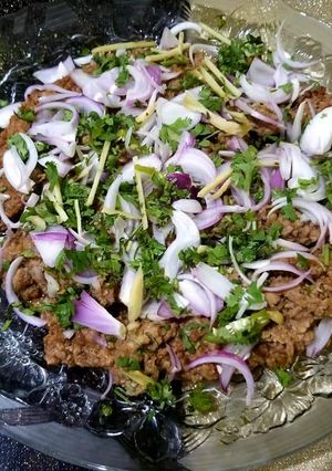 A picture of Dum ka qeema.
