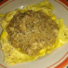 A picture of Chicken Omurice Shirataki (Keto Friendly).