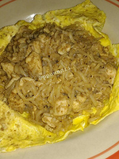 Foto resep Chicken Omurice Shirataki (Keto Friendly)
