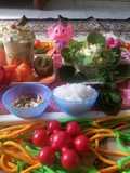 Shrikhand salad of herbal and fruit-nuts