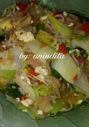 Foto resep Tumis sawi tauge~