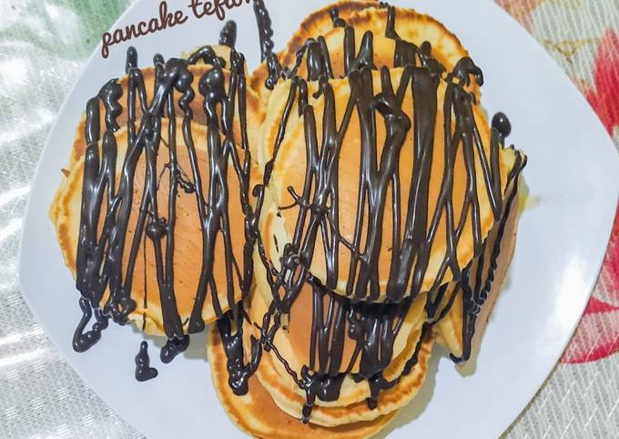 Cara Masakan Resep Pancake teflon simple