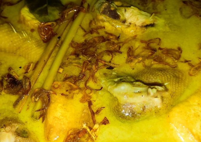 Resep 02 Opor Ayam Kuah Kuning Rempah Oleh Rahma Ummu Hamzah Cookpad