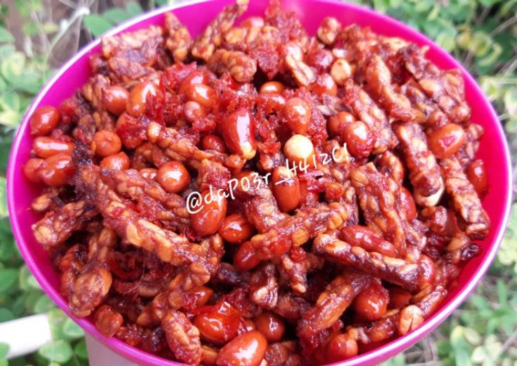 Cara Gampang Membuat Kering Tempe Pedas Manis Anti Gagal
