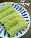 Kuih Ketayap - langit gulung