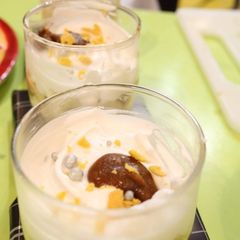 A picture of Banana fresh cream parafit.