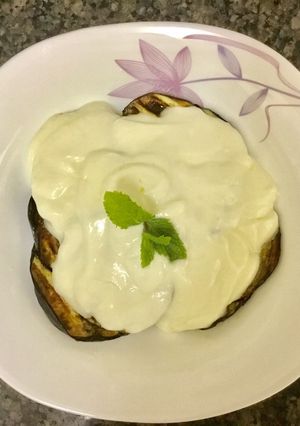 صورة لوصفة سلطة الباذنجان الصحية 🍆