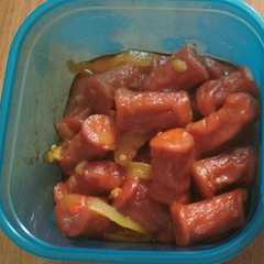 A picture of Sosis masak saos.
