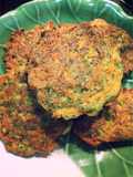 Brokoli Mücver บล๊อคโคลี มุชชเว้ (Broccoli hash browns) ทอดมันผักตุรกี(คิดเองนะว่ามันคือทอดมัน)
