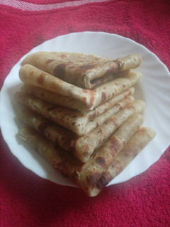 A picture of Chapati #theme challenge#coconut chapati.