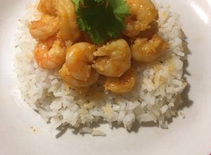 Una foto de Camarones a la mexicana