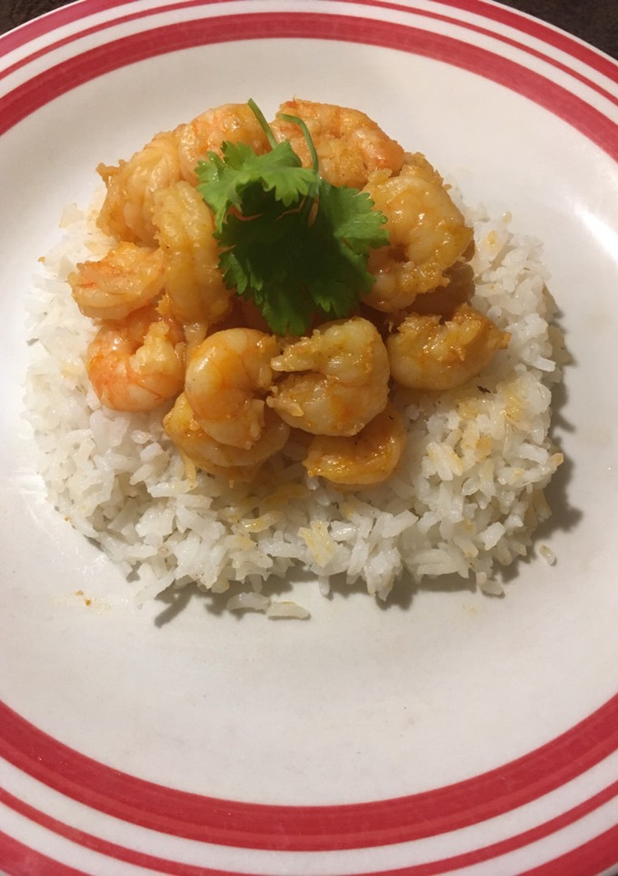 Una foto de Camarones a la mexicana