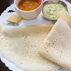 A picture of Neer Dosa (Rice flour).
