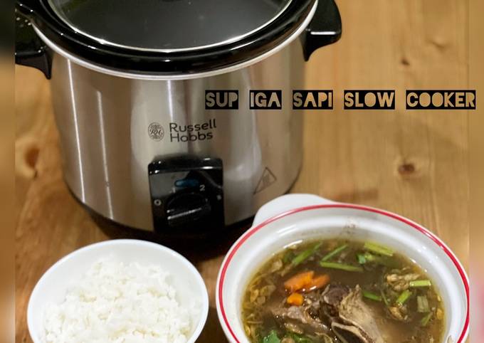 Cara Gampang Menyajikan Sup Iga Sapi Slow Cooker Russel Hobbs yang Bikin Ngiler