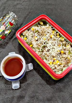 कॉर्न चीज़ राइस(CORN CHEESE RICE RECIPE IN HIND) रेसिपी मुख्य फोटो