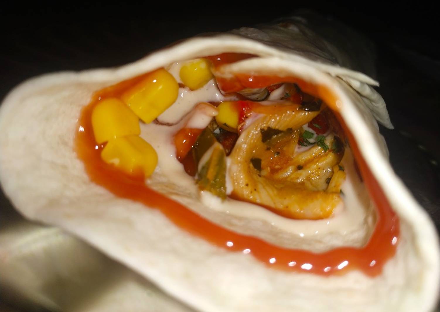 Wrap de pollo Receta de Sara Hayar Fariñas Cookpad