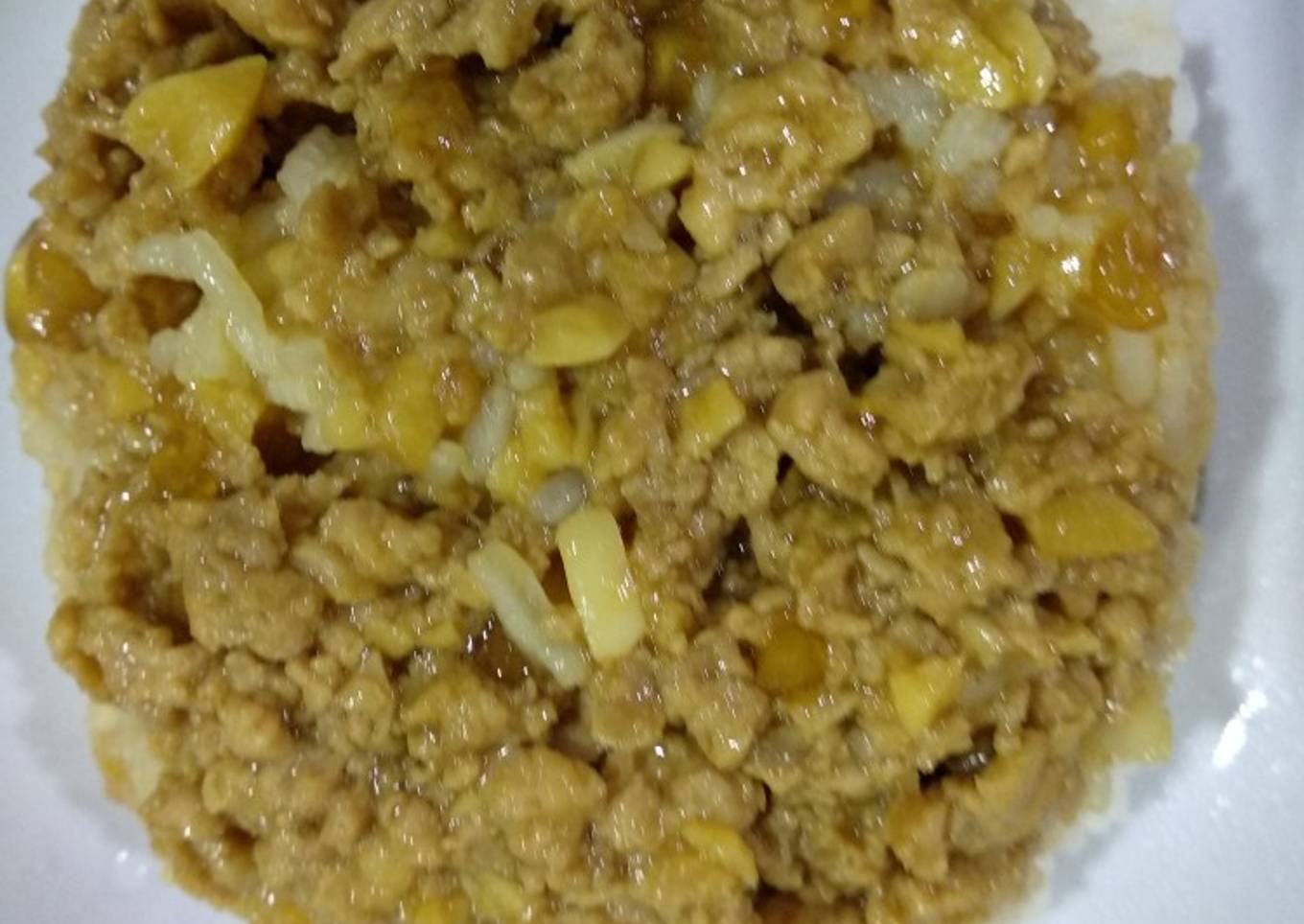 Minced Pork Rice