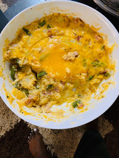 A picture of Creamy garlic and butter mashed potatoes.