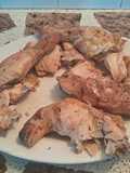 Muslos de pollo al horno