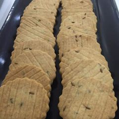 A picture of #Cheese #Cheese jeera biscuits.