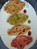 Fish shape paratha
