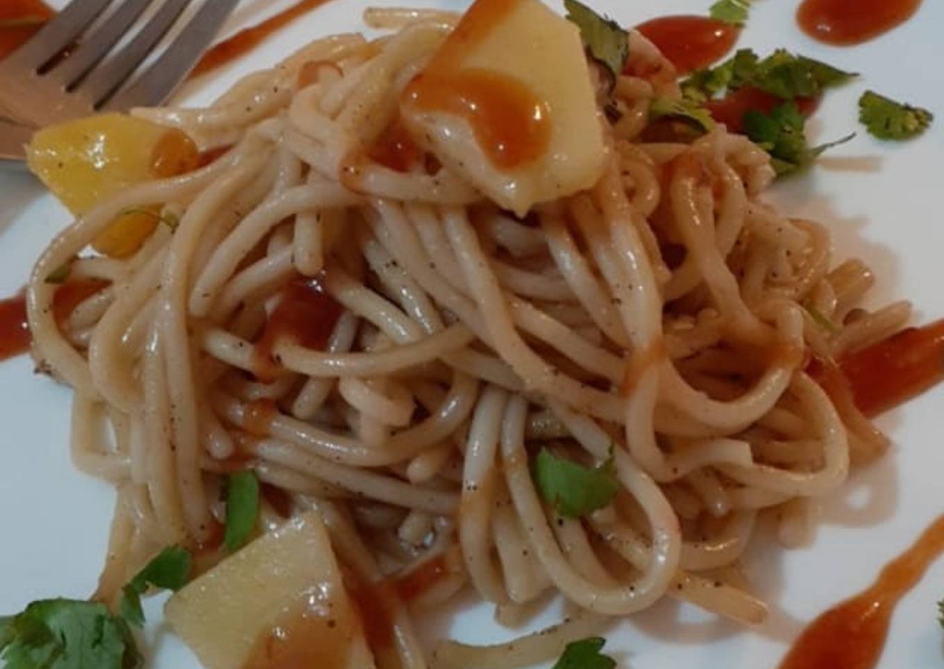 Potato spaghetti