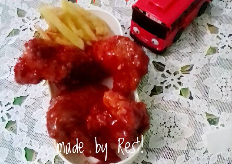 Resep Hot lava spicy wings🍗🌶🍗 Cepat