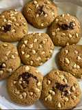 Galletas de avena y maní con relleno de chocolate 💘