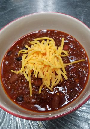 A picture of Boilermaker chili.