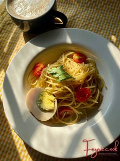 Foto resep Spaghetti Aglio Olio Simple Enak