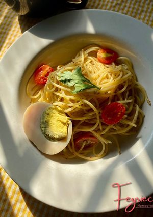 Foto resep Spaghetti Aglio Olio Simple Enak