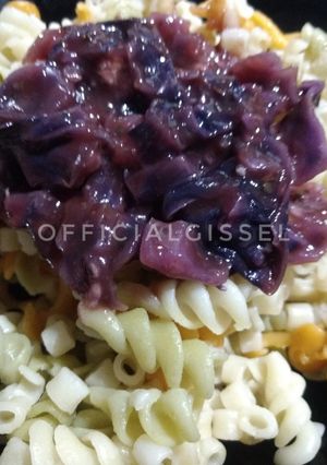 Una foto de Fideos con salsa de repollo