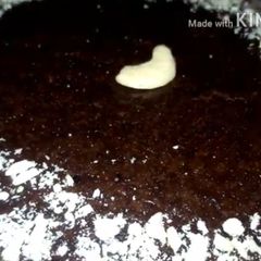 A picture of Yummy tasty chocolate cake.