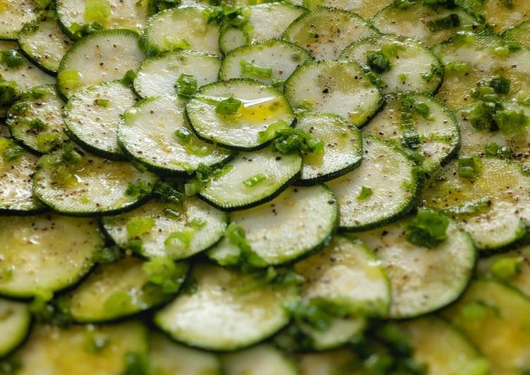 Easiest Way to Prepare Favorite Zucchini Carpachio