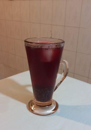 عکسی از دستور ♡ شربت آلبالو و تخم شربتی ♡