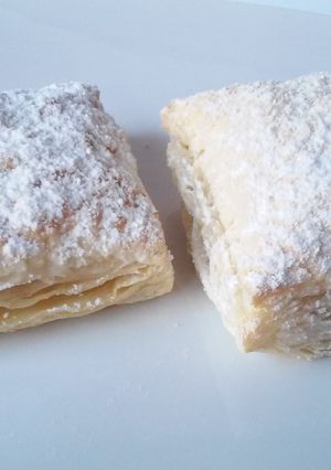 Una foto de Bocaditos de hojaldre rellenos de cacao