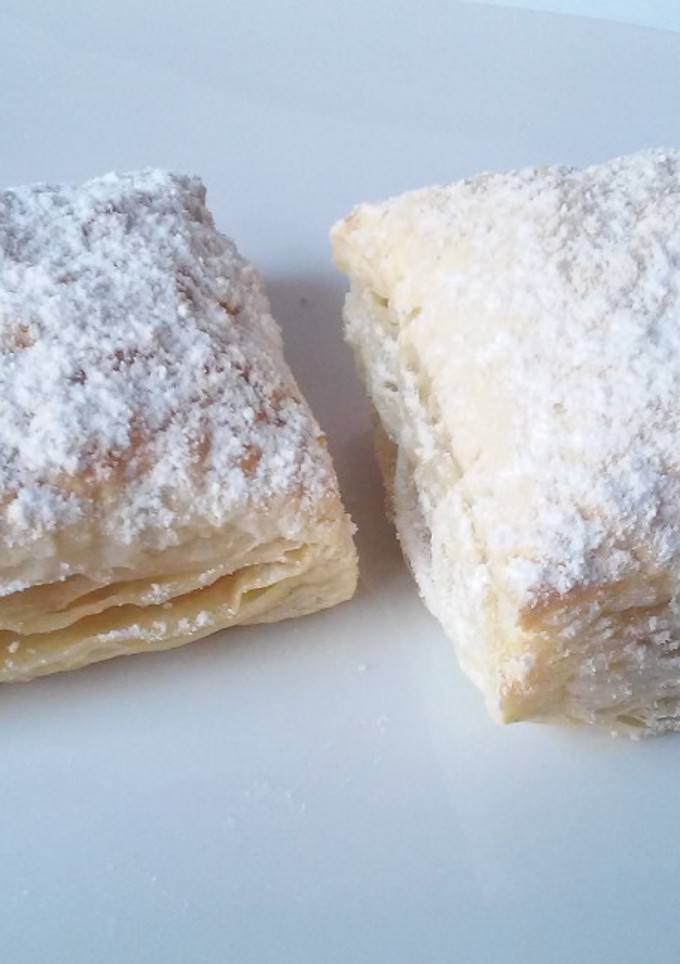 Una foto de Bocaditos de hojaldre rellenos de cacao