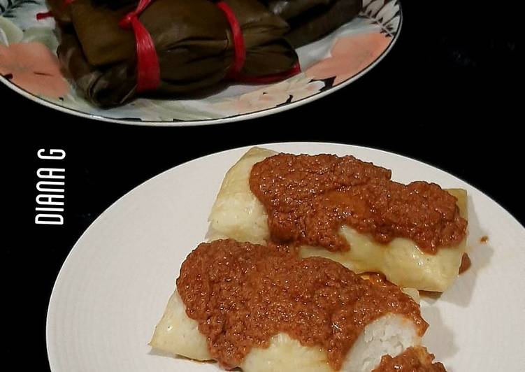 Resep Buras Bumbu Kacang Anti Gagal