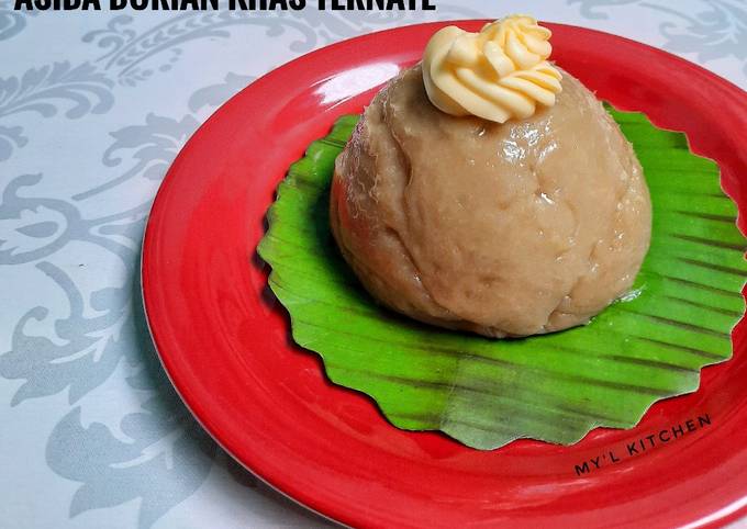 Resep Asida Durian Khas Ternate