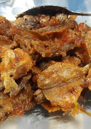 Foto resep Ikan asin layang layang balado 😋