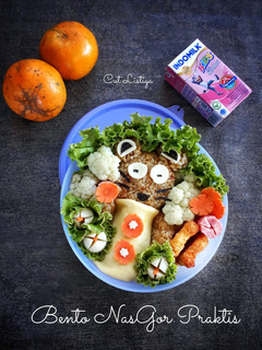 Foto resep Bento Nasgor Simpel