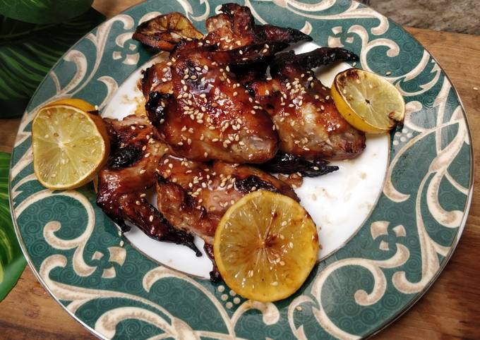 Langkah Mudah untuk Menyiapkan Bulgogi Chicken Wing Air Fryer.. Anti Gagal