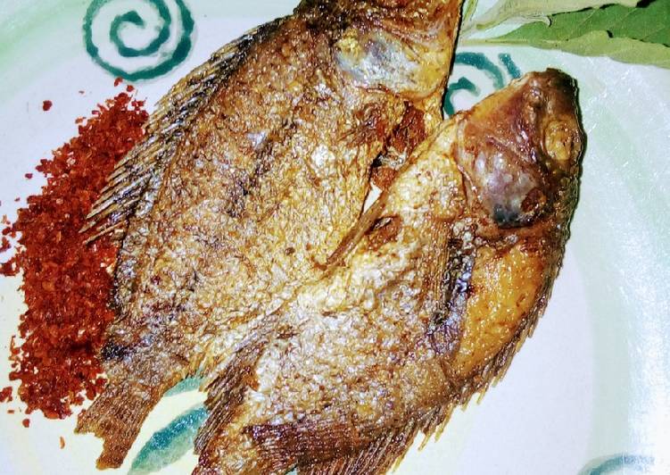 Easiest Way to Make Ultimate Sauced tilapia fry fish